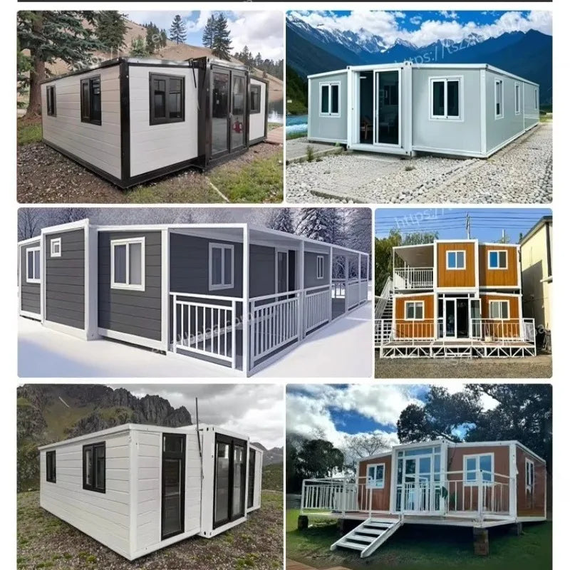 Customized Mobile Tiny House 3 4 Bedroom Folding Prefabricated Container House 20ft 40ft Luxury Expandable Container House
