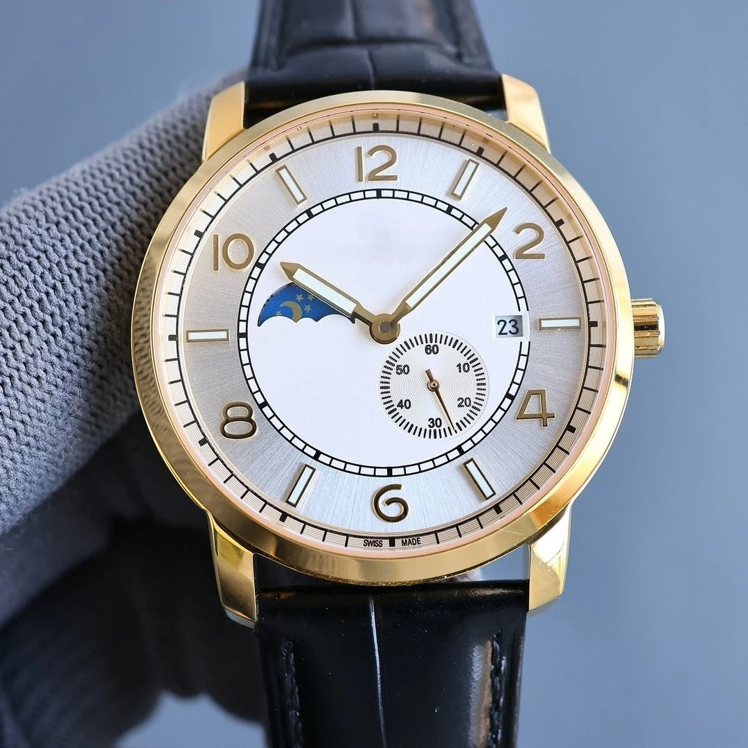 Wholesale VC Top Brand Reissue Watch with Versatile Case and Moon Phase Design for Men factory price