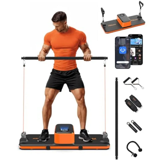 Smart Portable Home Gym Strength Training Workout Cable Machine All in One Fitness Equipment for Home or Travel 220LBS Resistan