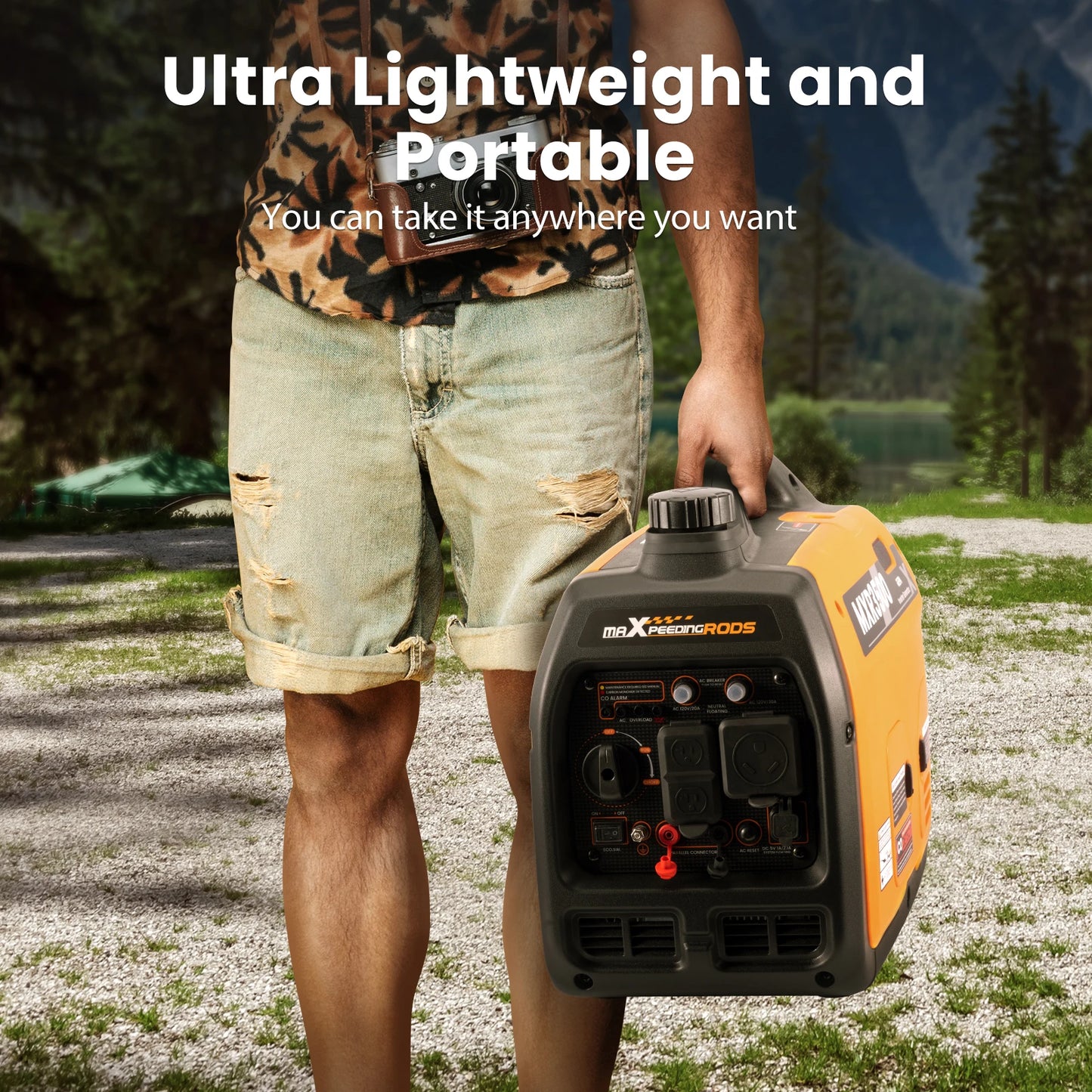 Compact Powerful Portable 3500 Watt Inverter Generator Lightweight Super Quiet Portable Power Generator for RV