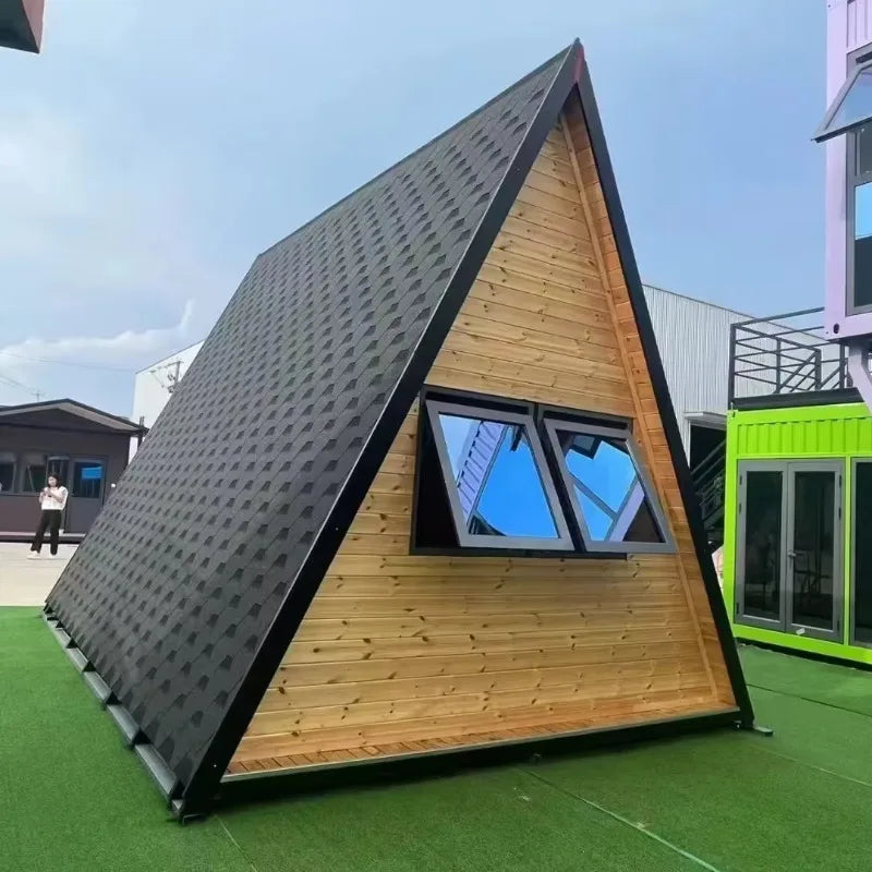 Modern Prefabricated House Triangle Structure Advanced Assembled House Rigid Stable Frame Reliable Long Term Dwelling