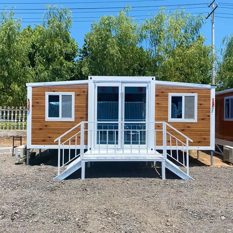 Customized Prefabricated House In Foldable Container Layout For Campsites RV Parks And Glamping Resorts