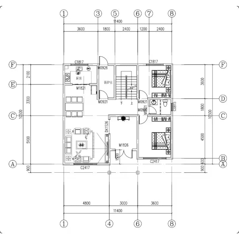 Customized 20ft Mobile Folding Container Home 2 Bedrooms 1 Bathroom Kitchen Prefab House Modern Garden Living Home