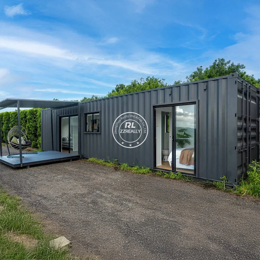 Prefab Tiny House 20ft 40ft Expandable Container House Prefabricated Mobile Container Home With Full Bathroom 2 3 Bedrooms