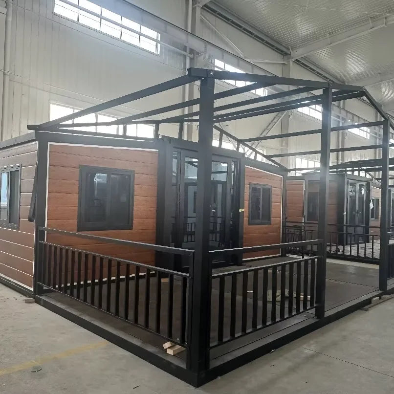 20 Feet Factory Price container Houses Prefabricated Container Homes Luxury Container House with Bedrooms Kitchen Room