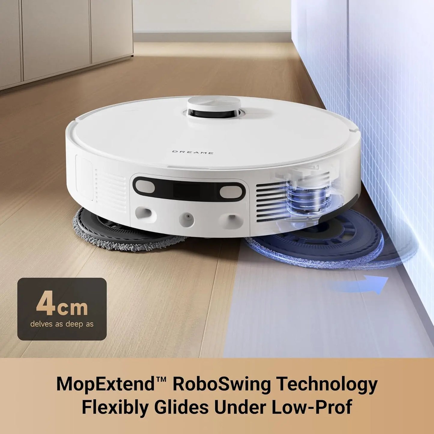 Ultra Robot Vacuum and Mop with 10,000Pa Suction, All-in-One Base, Auto-Empty for 75 Days, Smart Navigation