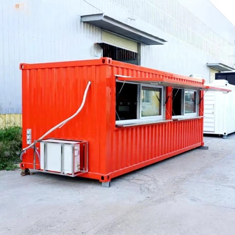 Premium Prefab Container House Restaurant Modular Tiny House Mobile Prefabricated Food Truck Cafe Storage Shed For Outdoor Shops