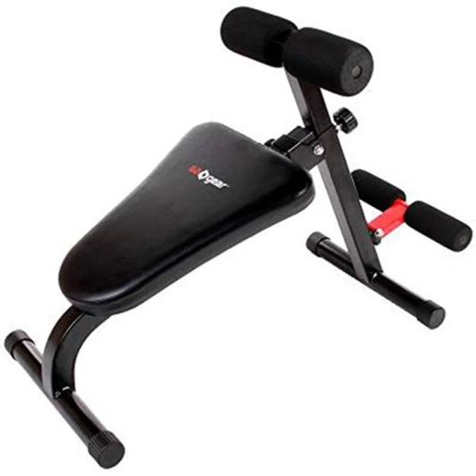 Adjustable Weight Bench Fast Folding Strength Training Bench for Full Body Workout in Black with Durable Foam Padding and High
