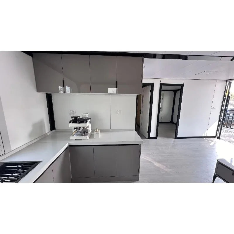 20 Foot or 40 Foot Expandable Folding Container Houses Prefabricated Portable Steel Prefabricated Modular Houses 2 3 4 Bedrooms