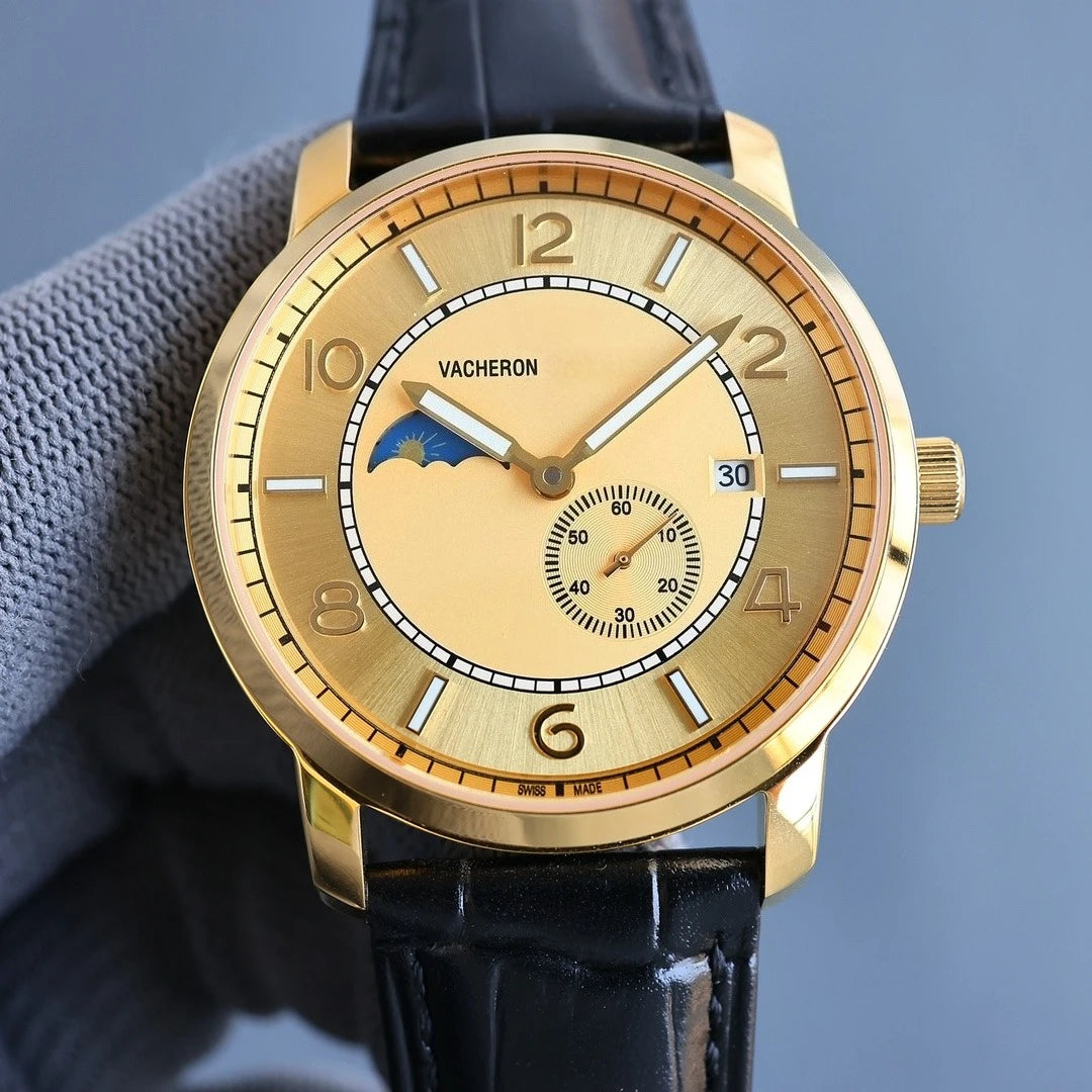 Wholesale VC Top Brand Reissue Watch with Versatile Case and Moon Phase Design for Men factory price
