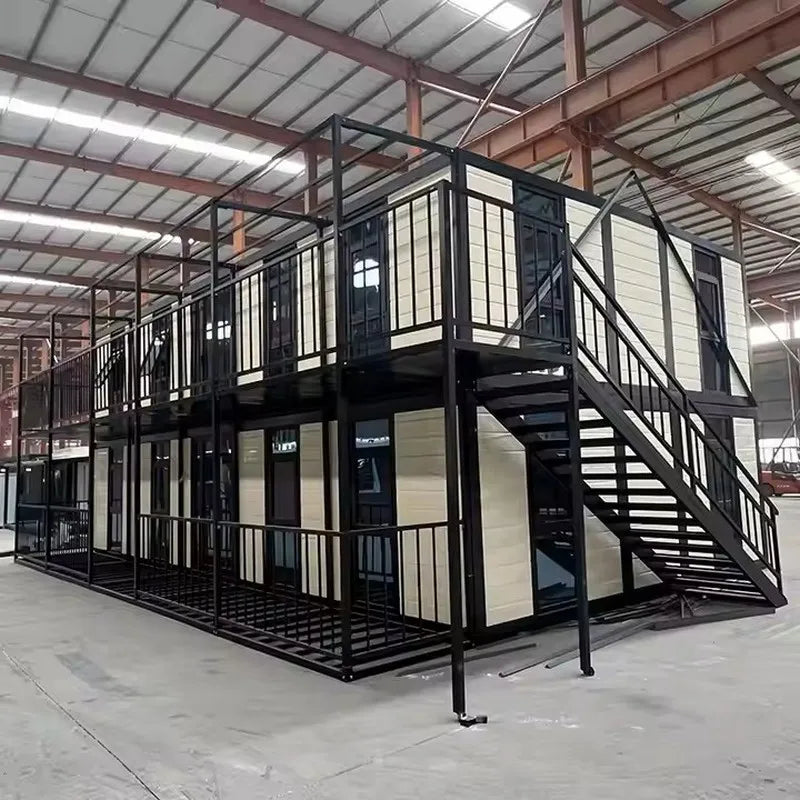 Custom prefabricated modular houses Double Wing Expansion Container 20ft 40ft Beautiful Easy to Install Expandable Box House