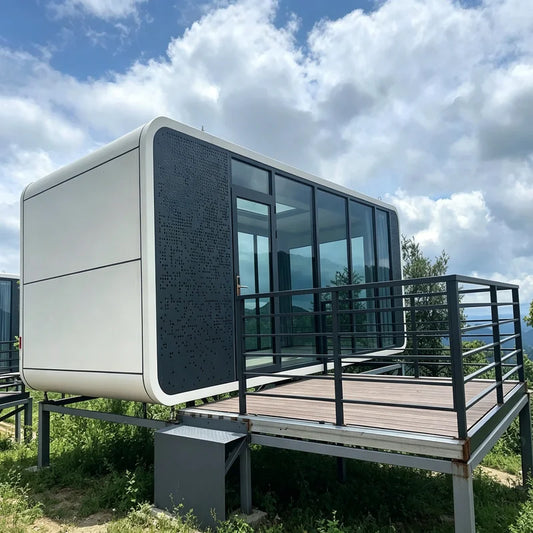 Mini Homes To Live In Luxury Prefabricated House Stackable Foldable Container House Site Foldable Home
