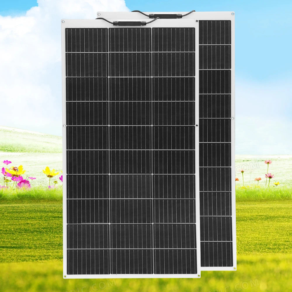 WUZECK Flexible rechargeable solar panel battery 100W 1pcs ~10 pcs High Efficiency Cell (100W, 200W, 300W ,400W,500W 1000W)