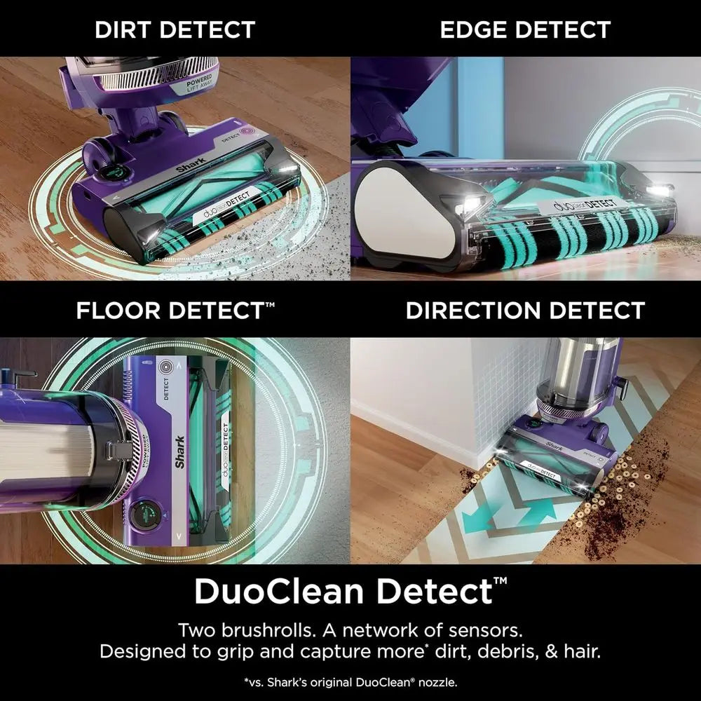 Upright Vacuum Cleaner with HEPA Filter, Heavy Duty Vacuum with Powerful Suction for Pet Hair Pickup, DuoClean Techn