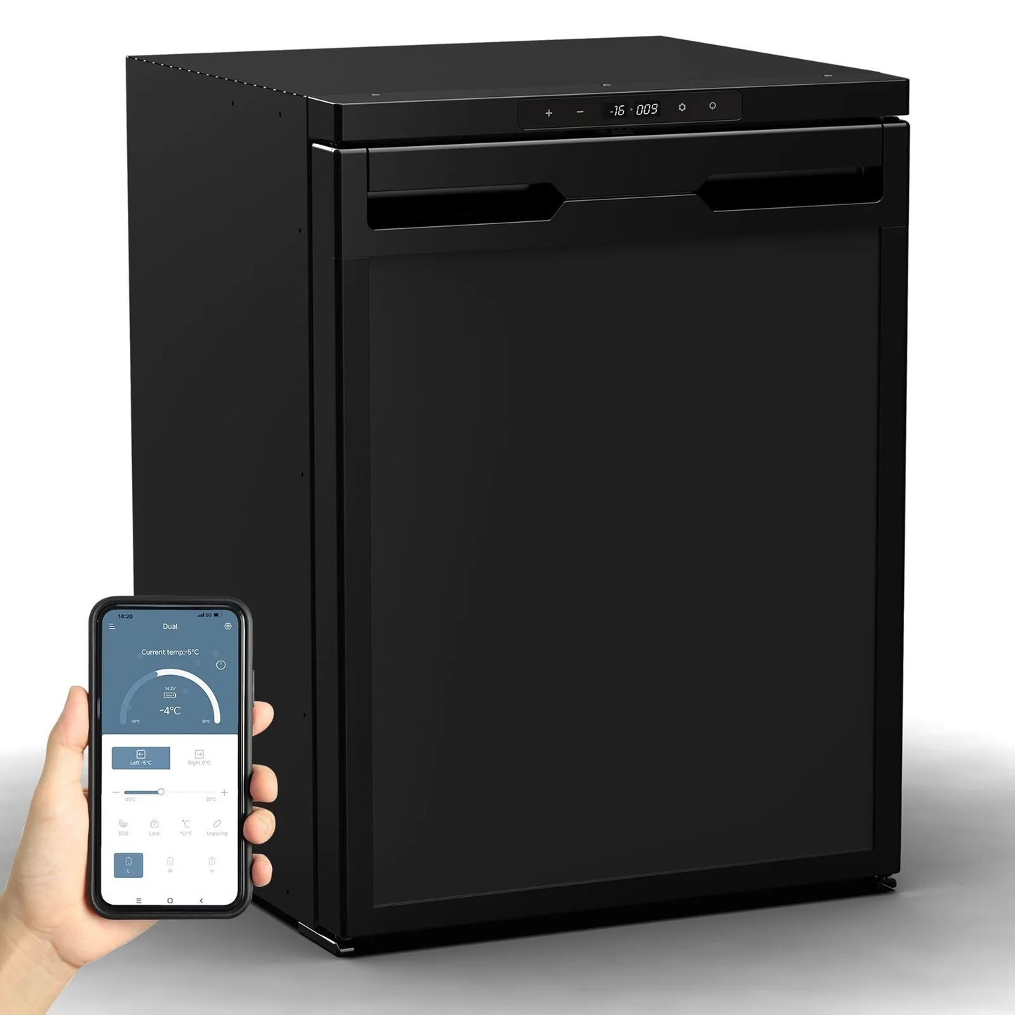 65L Portable Car Fridge RV Freezer 12V Mini Refrigerator Truck Electric Cooler