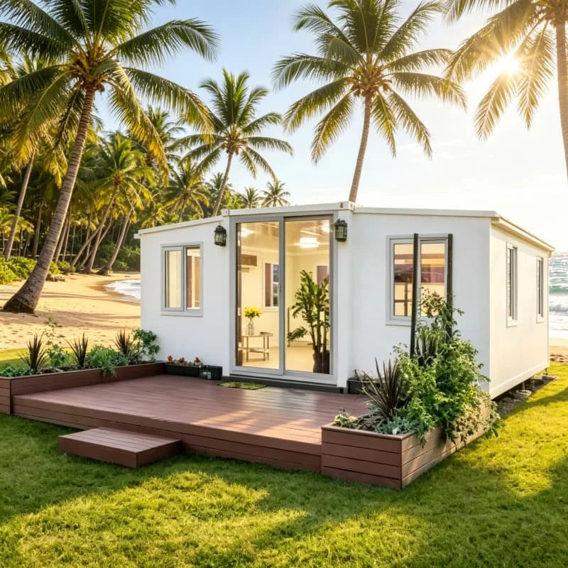 Luxury Folding Prefabricated House 20ft 30ft 40ft Mobile Tiny Home 2 3 4 Bedrooms Modular Prefab Expandable Container House Sale