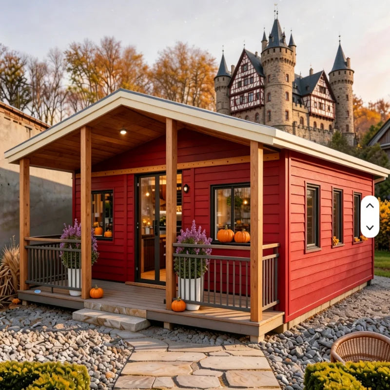 Factory Foldable Container House Modular House Mobile Home Office Dormitory Tiny Luxury Holiday Villa Container House