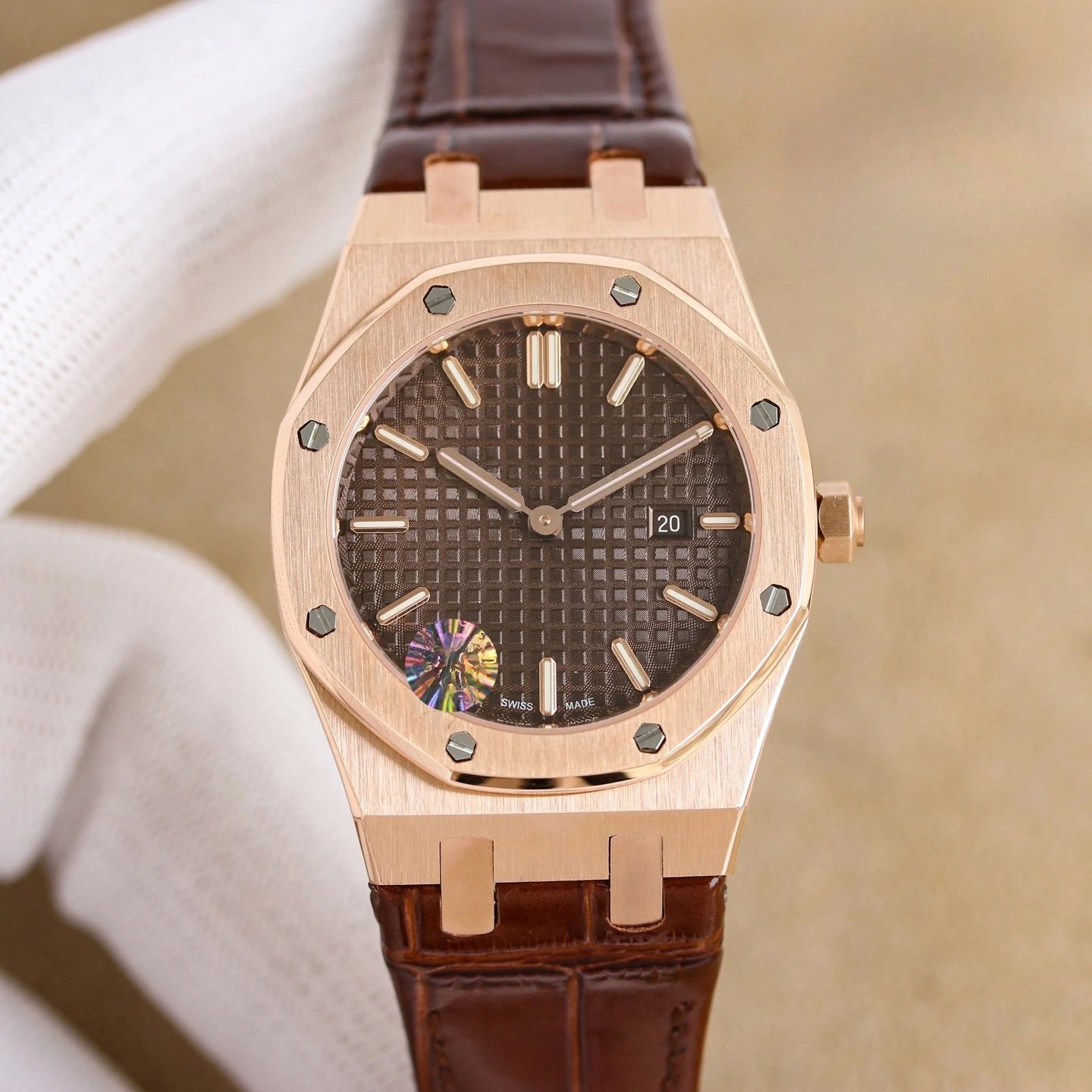2026 New A+ Top Brand Reissue Watch with Versatile Case and Moon Phase Design for Men