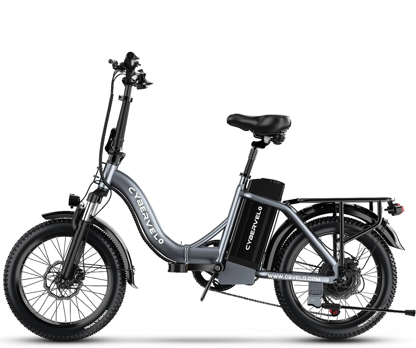 20" Step-Thru foldable e-bike for adults, 1000W Peak motor, 48V 20AH removable battery, 7-Speed shift 80miles Long Range Mars700
