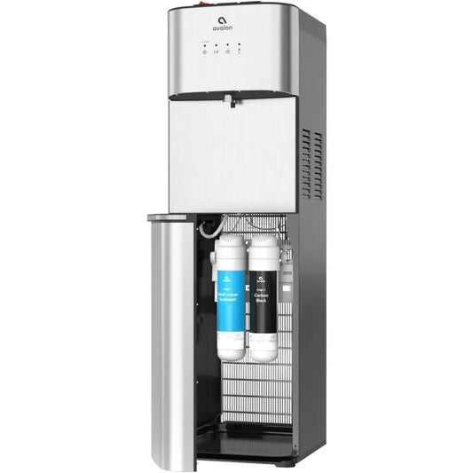 Avalon Self Cleaning Bottleless Water Cooler Water Dispenser - 3 Temperature Settings - Hot, Cold & Room Water, Stainless Steel