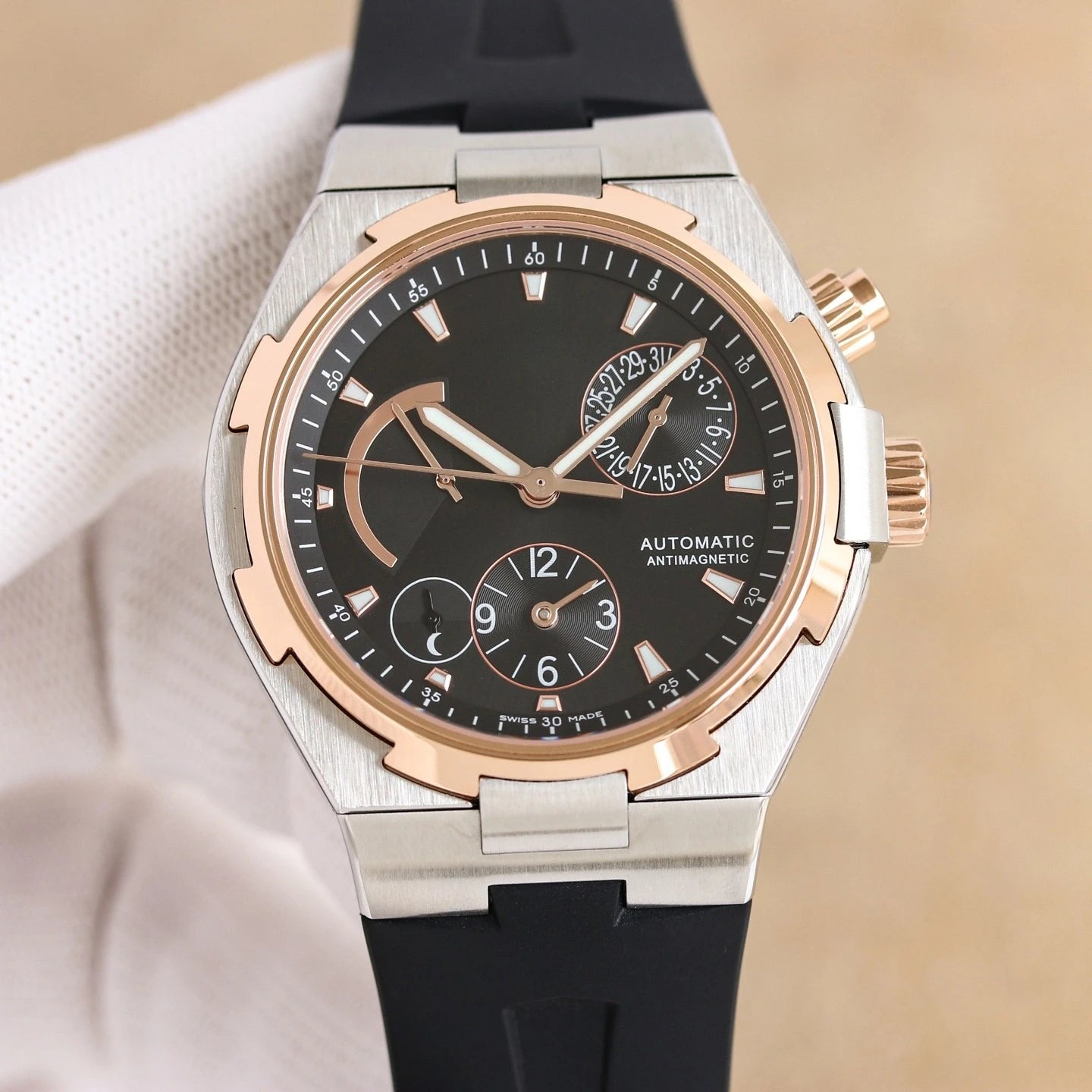 2026 New Top Brand Reissue Watch with Versatile Case and Moon Phase Design for Men