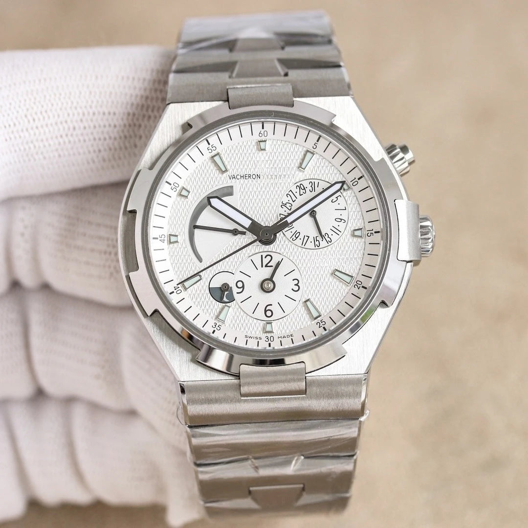 VC Top Brand Reissue Watch with Versatile Case and Moon Phase Design for Men