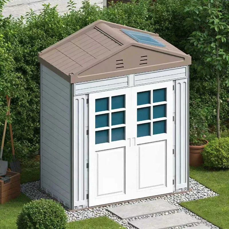 WooWild Portable Prefab Modular Cabin Insulated Waterproof Solar Powered | Warehouse Tool Storage Smart Mobile Home Tiny House