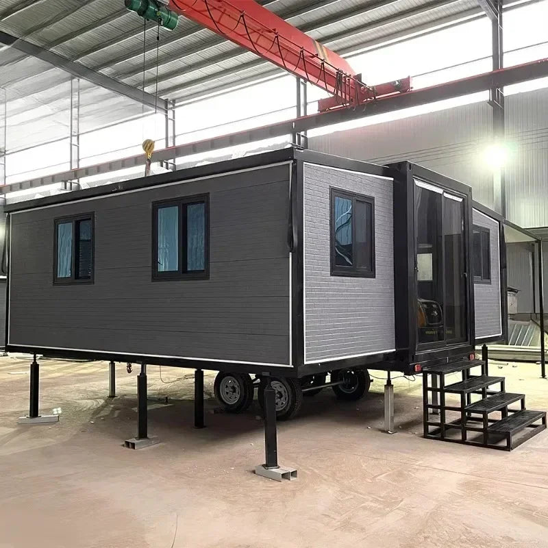 Australia 2 Bedroom Prefabricated 20Ft 40Ft Expandable Container Houses Prefab Living Villa Folding Portable Mobile Tiny Homes