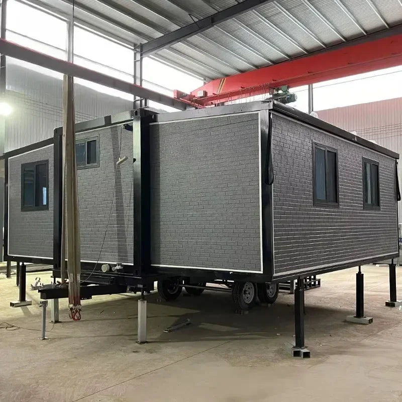 Australia 2 Bedroom Prefabricated 20Ft 40Ft Expandable Container Houses Prefab Living Villa Folding Portable Mobile Tiny Homes