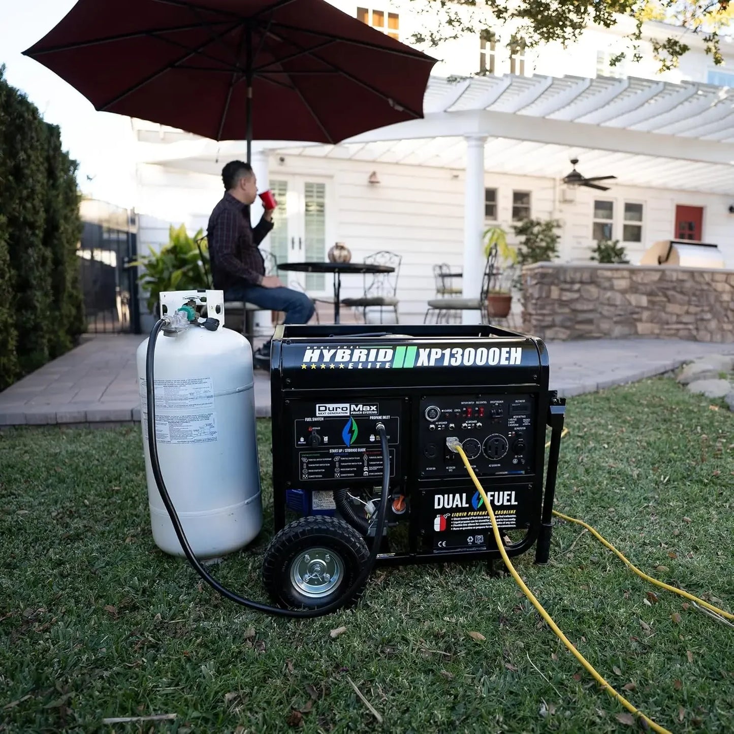 XP13000EH 13,000-Watt Dual Fuel Portable Generator - Gas & Propane, Electric Start, Whole Home Backup Power