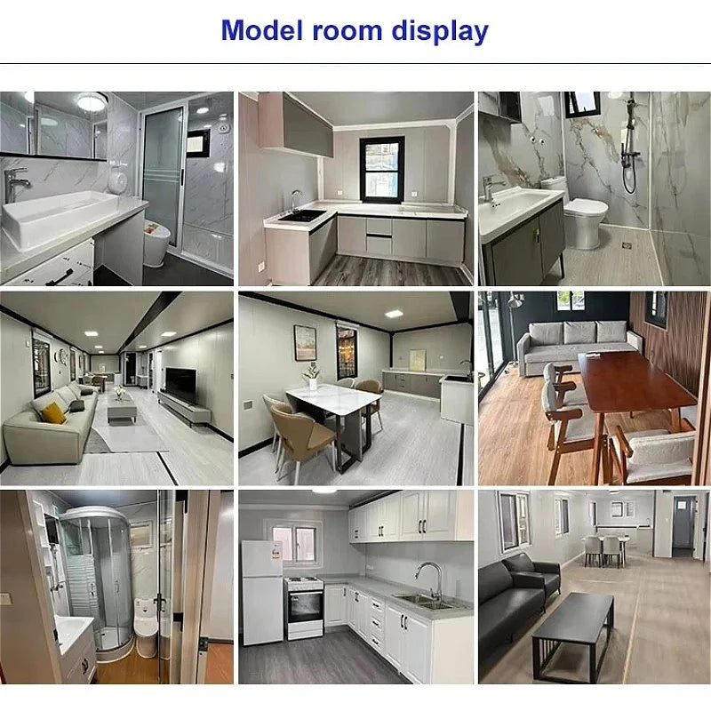 Folding Portable Home Container Prefabricated Unit for Site Camp Worker Housing and Guest Room Customized
