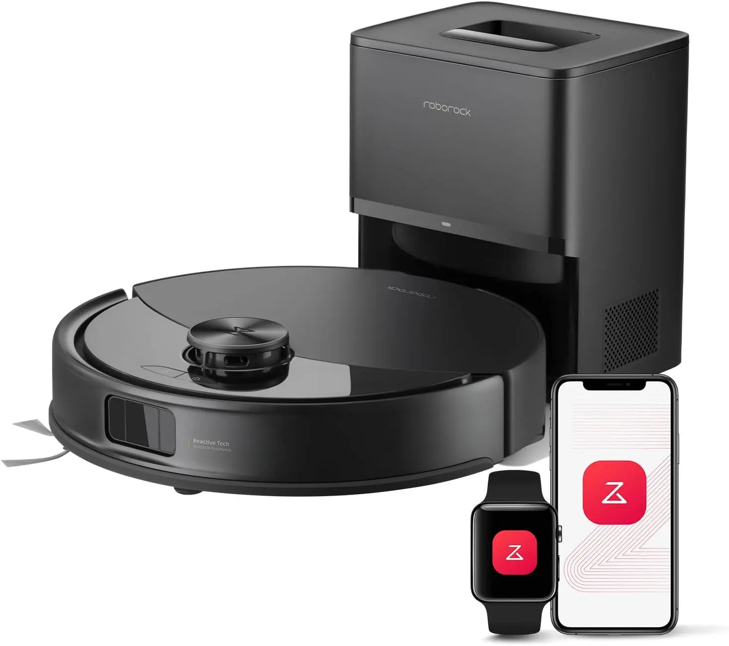 Robot Vacuum and Mop with 10,000Pa Suction, Self-Emptying for 70 Days, Obstacle Avoidance, Ideal for Pet Hair