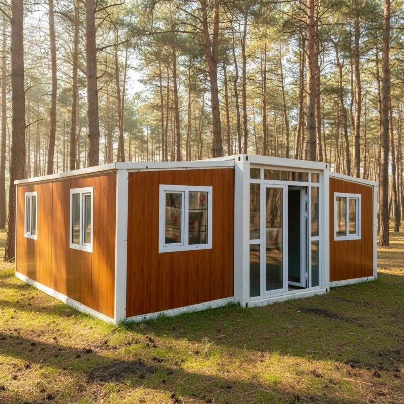 Expandable Container House Manufacturer Direct Wholesale 20ft 40ft Luxury Detachable House Mobile Tiny Home Vacation Room Cabins
