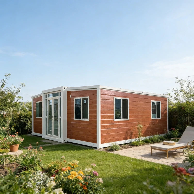 Luxury Tiny Home Expandable Container Houses Garden Greenhouses Mobile Portable House Modern Steel Structure Frame Folding Room
