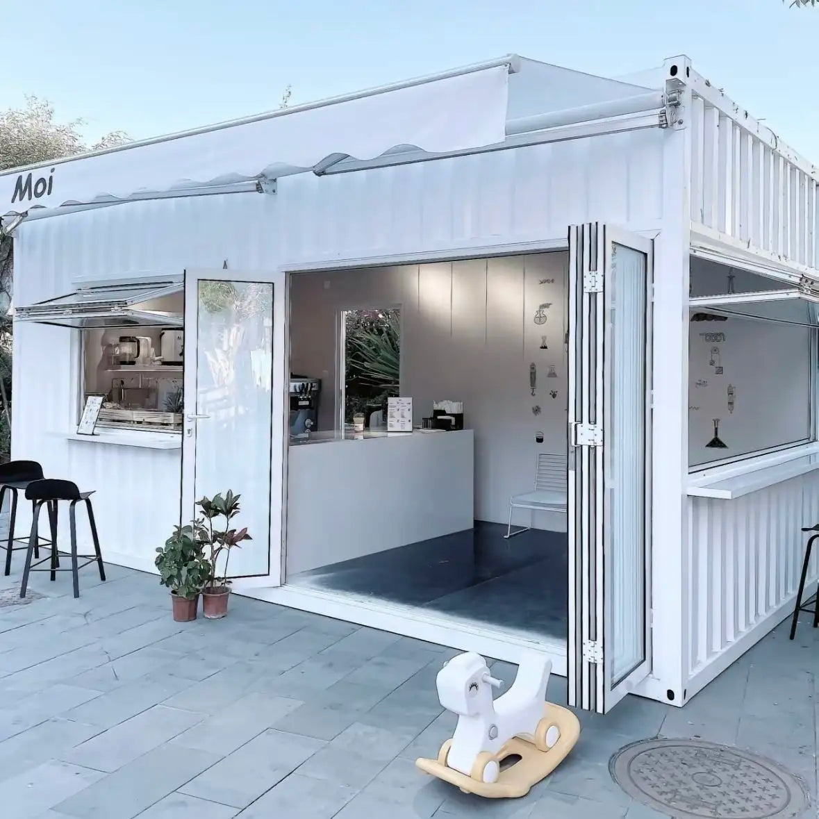 Rust Protection Aluminum Alloy Container House Warm in Winter and Cool in Summer Container Rainproof Expandable Prefab House