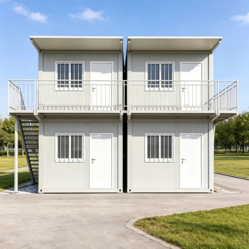 Customized Folding Container House 3 Bedroom Layout Prefabricated Modular Container Home For Family Living