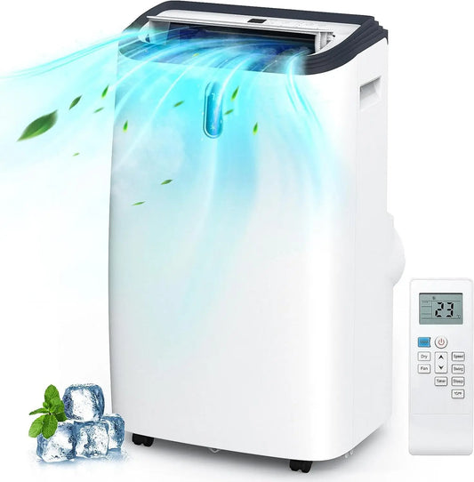 12,000 BTU Portable Air Conditioners with Remote Control for Cooling 550 Sq. Ft