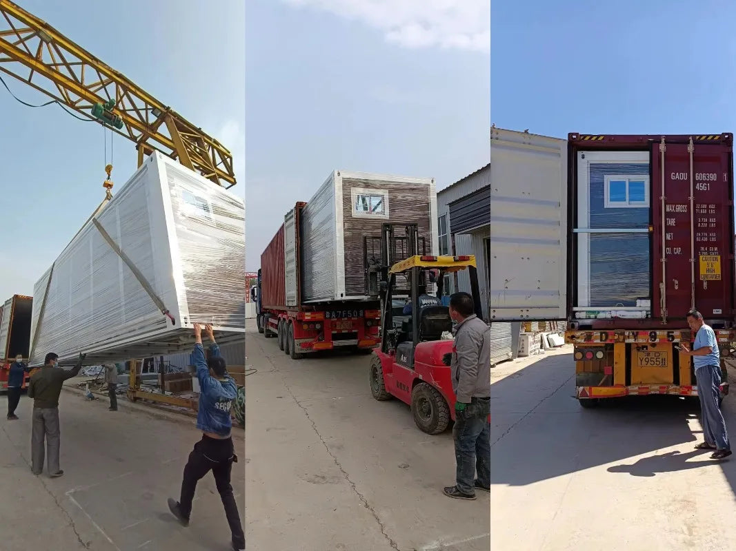 Customized Foldable Prefabricated House 20Ft Expandable Container House Prefab Modular Tiny Homes Pre Flat Pack Tiny House