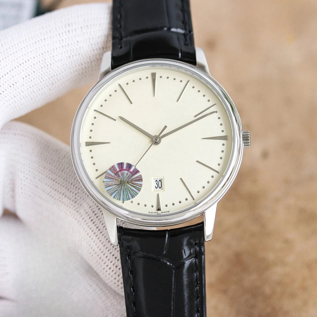 VC Top Brand Reissue Watch with Versatile Case and Moon Phase Design for Men