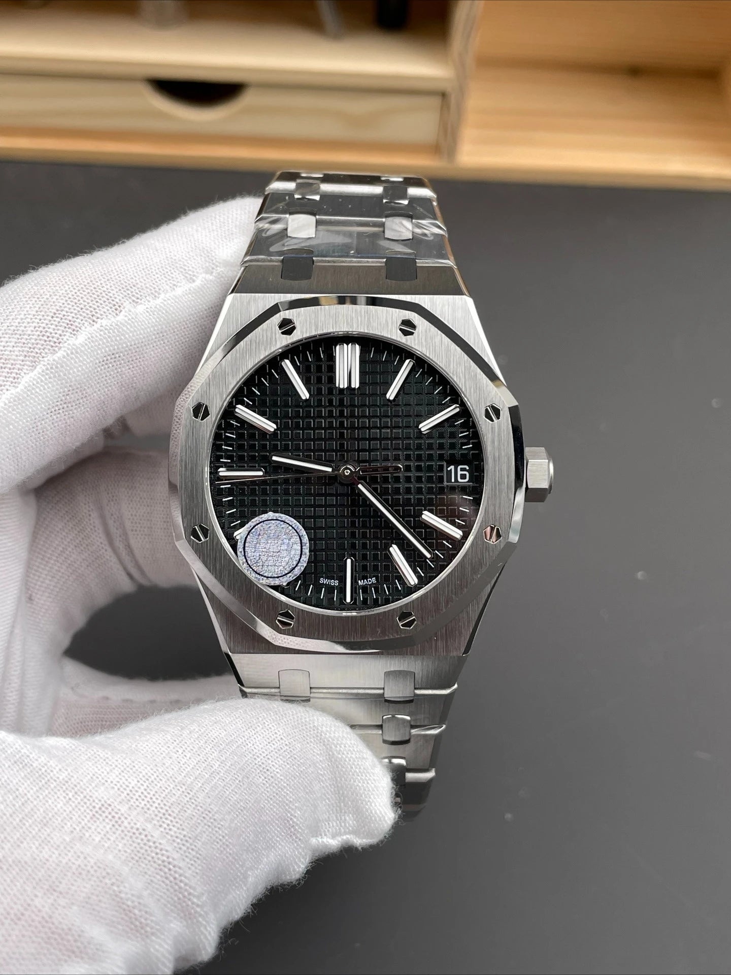 A+ Top Brand Reissue Watch with Versatile Case and Moon Phase Design for Men