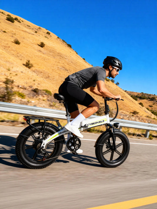 20“ AL-Frame Foldable E-bike for Adult, 48V internal Water-Proof battery, 7-Speed shift, All-Terrain Electric Dirt snow Bike EK5