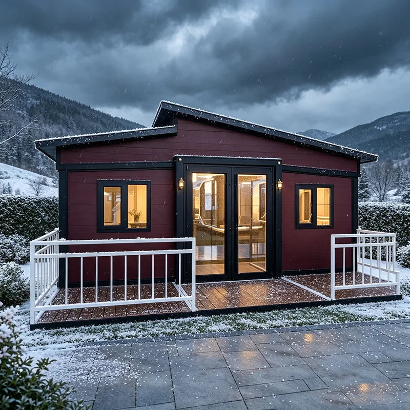 Modern Expandable Modular Cabin Foldable Container House Prefab Granny Pod Backyard Guest House