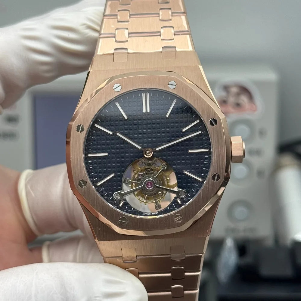 A+ Top Brand Reissue Watch with Versatile Case and Moon Phase Design for Men