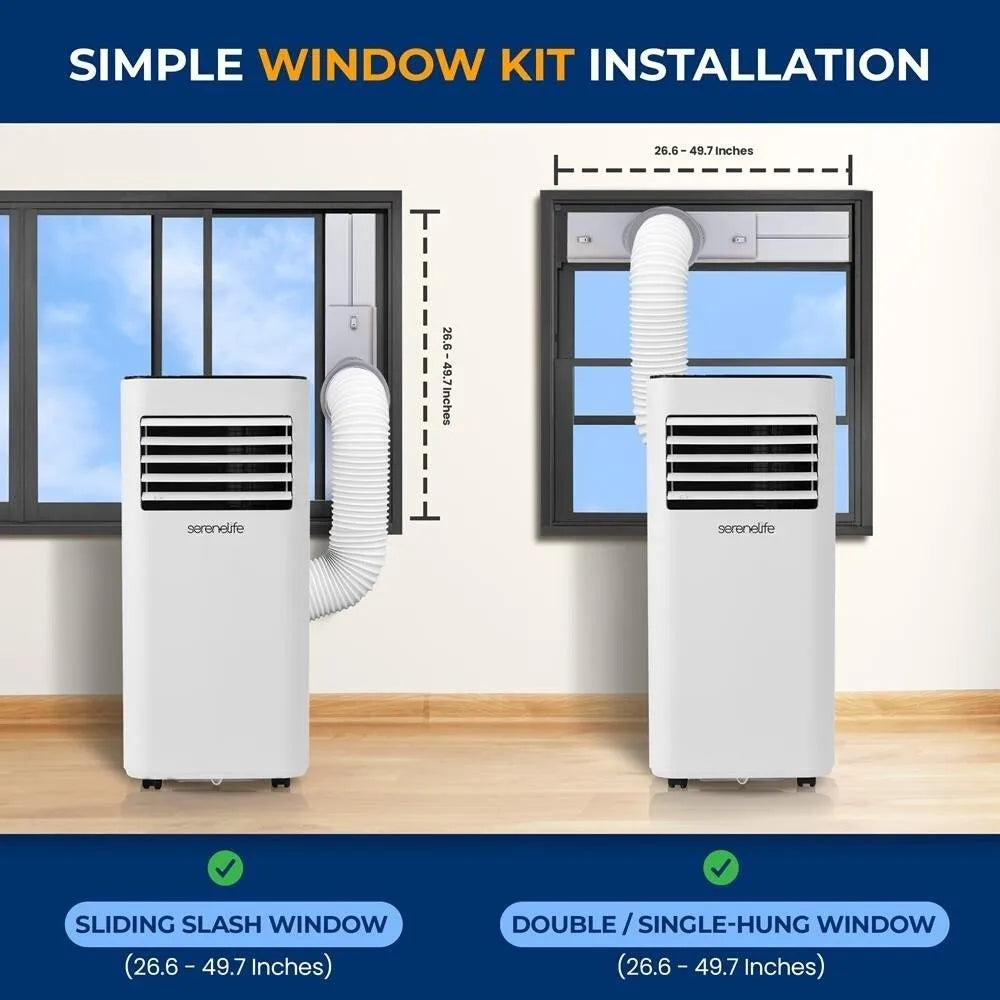 Portable Air Conditioner -10000 BTU Cooling Capacity (ASHRAE) Compact