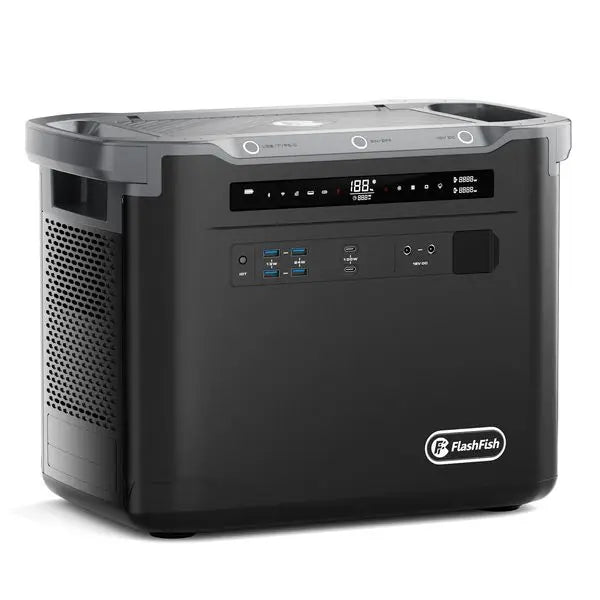 FF 1997Wh Portable Power Station , 2000W LFP Solar Generator, Full Charge in 1.5 H, Solar Powered