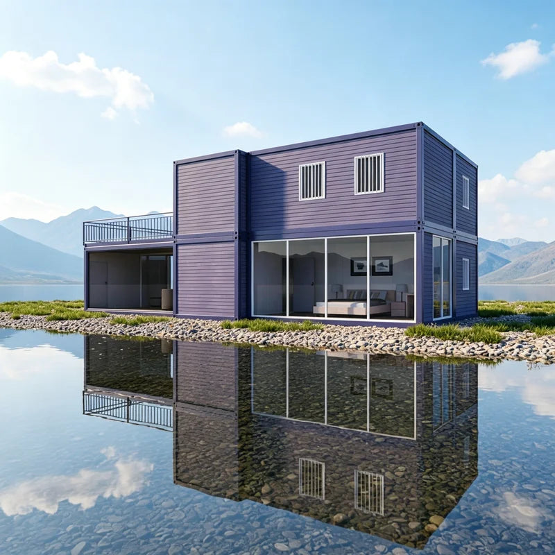 Mini Homes To Live In Luxury Prefabricated House Stackable Foldable Container House Site Foldable Home