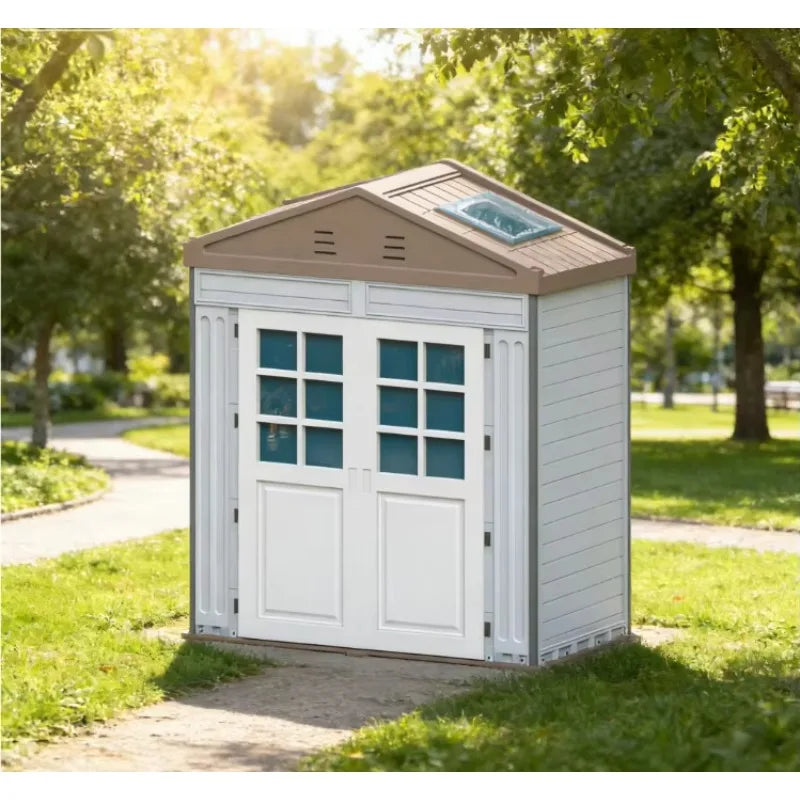 WooWild Portable Prefab Modular Cabin Insulated Waterproof Solar Powered | Warehouse Tool Storage Smart Mobile Home Tiny House