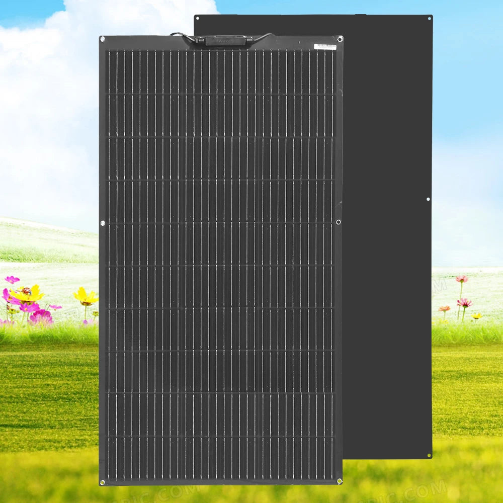 WUZECK Flexible rechargeable solar panel battery 100W 1pcs ~10 pcs High Efficiency Cell (100W, 200W, 300W ,400W,500W 1000W)