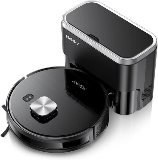 Self-Emptying Robot Vacuum and Mop Combo with 11500Pa Suction, 70-Day Capacity, LiDAR Navigation for Pet Hair and Floors