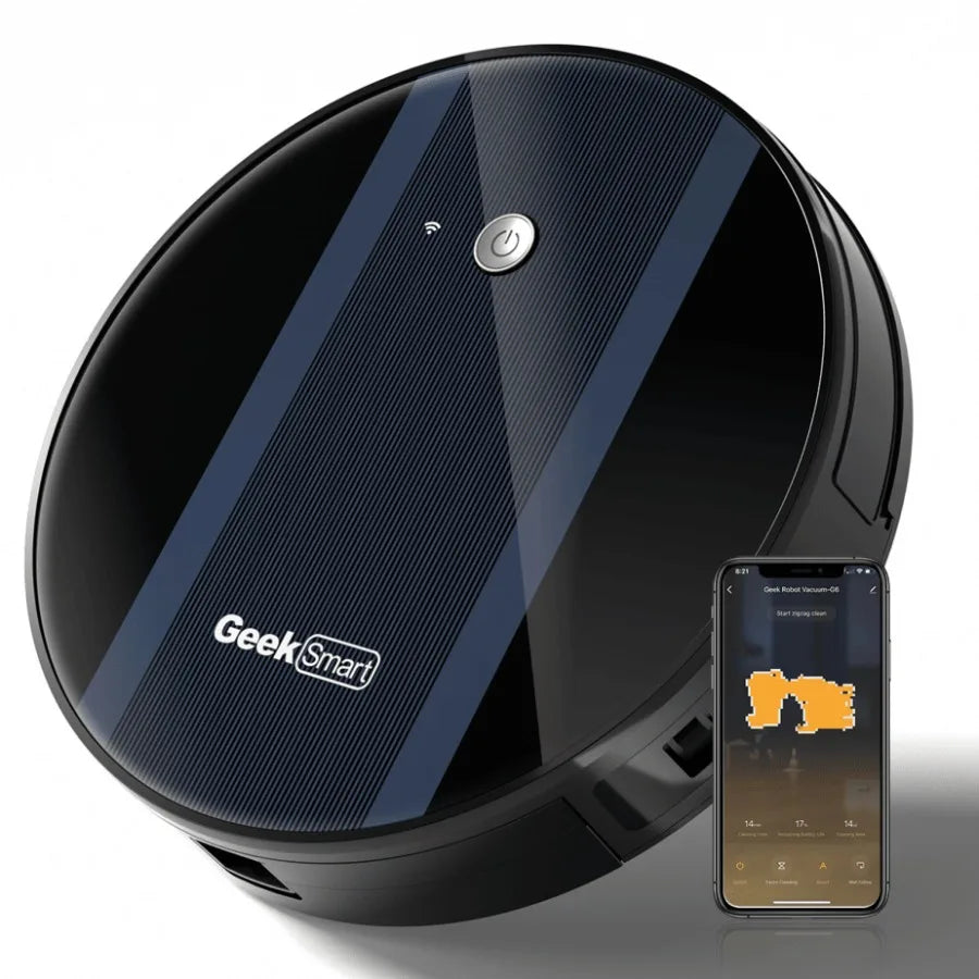 Robot Vacuum Cleaner with Powerful Suction and Mopping 3-in-1 Vacuum/Sweep/Mop LDS Navigation Automatic Charging Wi-Fi App Cont